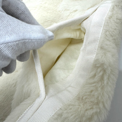 Max Mara Jacket 24110810216 Alpaca White Teddy Bear Apparel Women 36