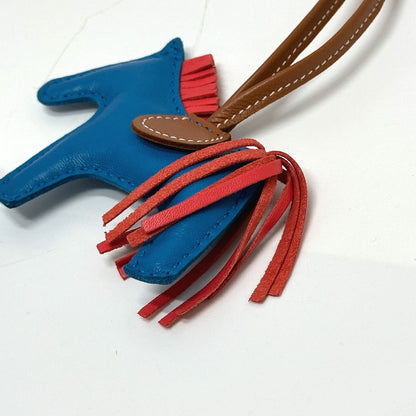 Hermes Charm Anjou Miro, Leather Multi Rodeo Pm