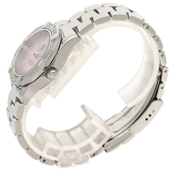 Tag Heuer Waf141B Aquaracer Bezel 10P Diamond Watch Stainless Steel Ss