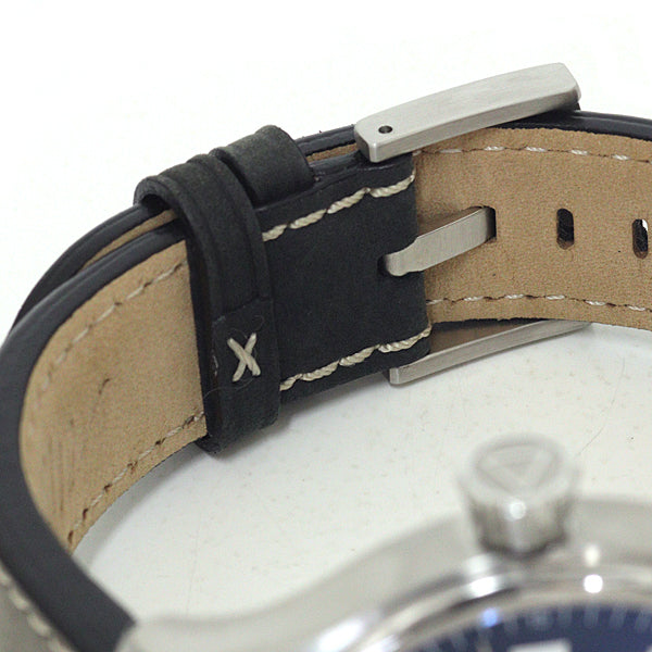 Alpina Watches Mechanical Automatic Al-525Nn4S6 Stainless Steel Silver Star Timer Pilot Dark Blue