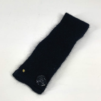 Chanel Scarf Rayon, Mohair Black P36906 Scarf, Snood And Collar 3-Piece Set Women