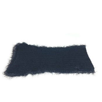 Chanel Scarf Rayon, Mohair Black P36906 Scarf, Snood And Collar 3-Piece Set Women