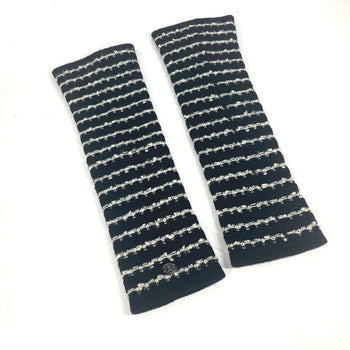 Chanel Gloves P39944 Cashmere, Wool/Cashmere Black 10A Arm Cover Women