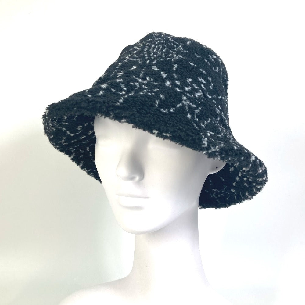 Chanel Hat Fur / Polyester / Cotton Black Hat Coco Mark Cc Women S