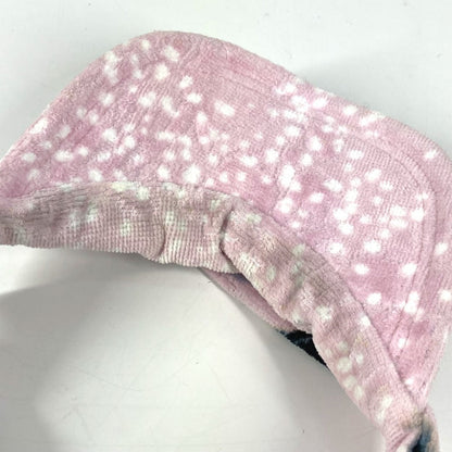 Chanel Sun Visor Cotton Pink Pile Cc Coco Mark Women