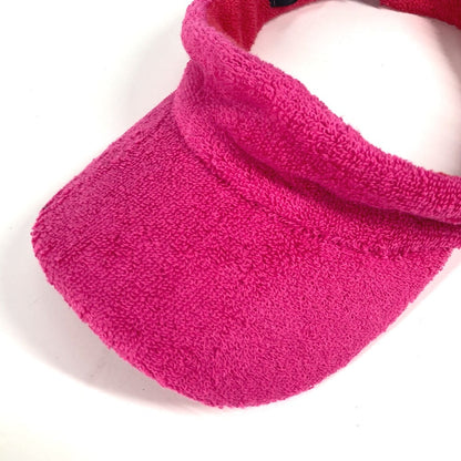 Chanel Sun Visor Cotton Pink 20C Logo