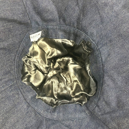 Chanel Hat Cotton Blue Denim Night Flight L