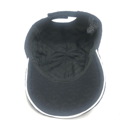 Chanel Cap 2025Ss Cotton, Nylon Black Coco Mark All-Over Print