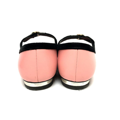Chanel Pumps G39604 Lambskin, Velour Pink 22K Merry Jane Women 38