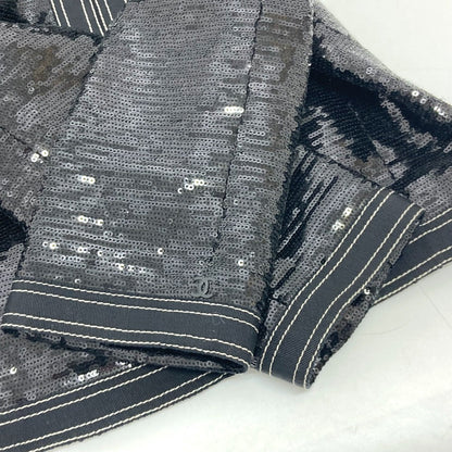 Chanel Jacket P45044 Sequin Black Sequin Women 36