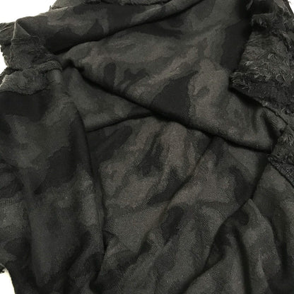 Chanel Camisole Cotton Black Apparel Sleeveless Camellia Motif Women 34