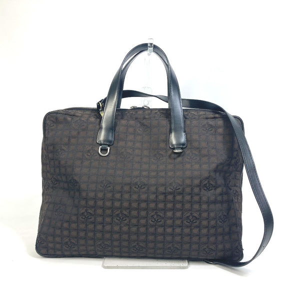 Chanel Business Bag Nylon, Leather Brown New Travel Line Handbag Women