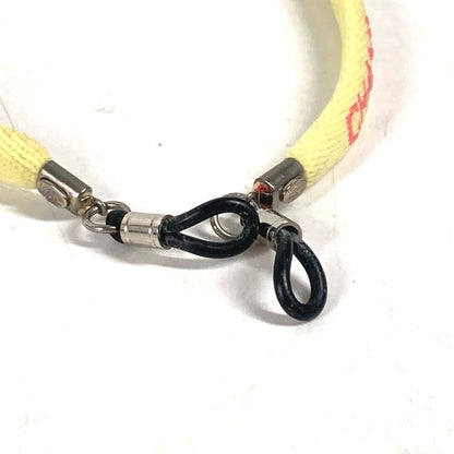 Chanel Strap Canvas Yellow Eyewear Sunglasses Glasses 00T Glass Cord Glasses Strap Women