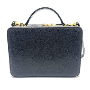 Chanel Handbag Caviar Skin Black Coco Mark Vanity Bag Decacoco Women