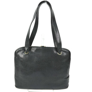 Chanel Shoulder Bag Caviar Skin Black Vintage Cc Coco Mark Decacoco Women