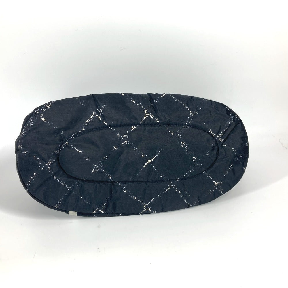 Chanel Boston Duffel Bag Nylon Black Old Travel Line Pet Bag Unisex(Unisex)