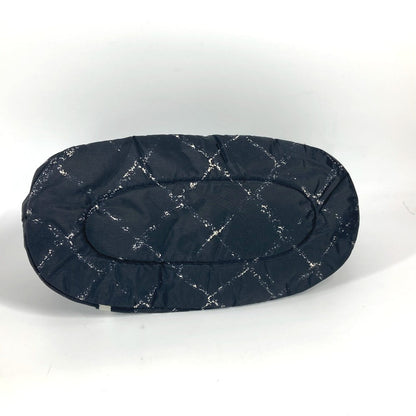 Chanel Boston Duffel Bag Nylon Black Old Travel Line Pet Bag Unisex(Unisex)