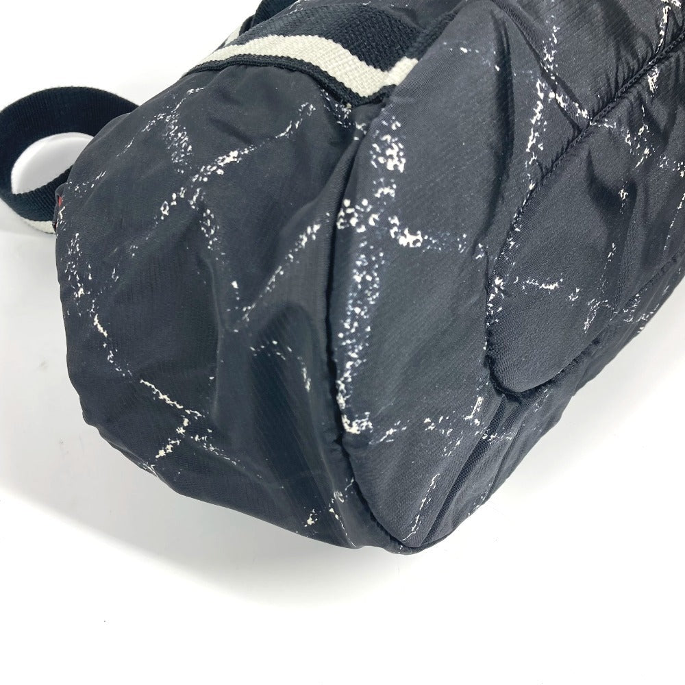 Chanel Boston Duffel Bag Nylon Black Old Travel Line Pet Bag Unisex(Unisex)