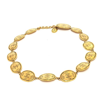 Chanel Belt 26 Metal Gold Coco Mark Medal