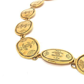 Chanel Belt 26 Metal Gold Coco Mark Medal