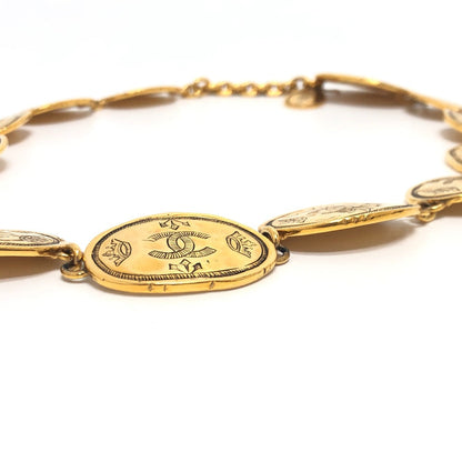 Chanel Belt 26 Metal Gold Coco Mark Medal