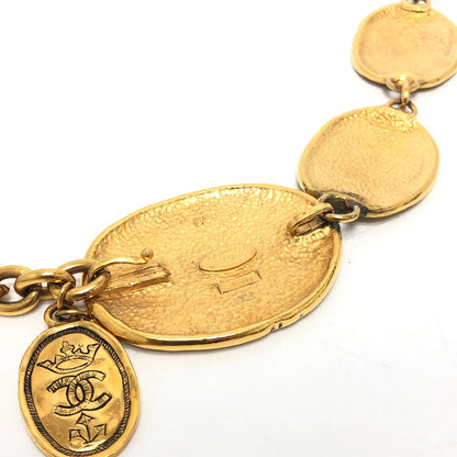 Chanel Belt 26 Metal Gold Coco Mark Medal
