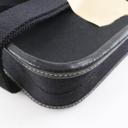 Hermes Shoulder Bag Canvas Black Buenaben Women