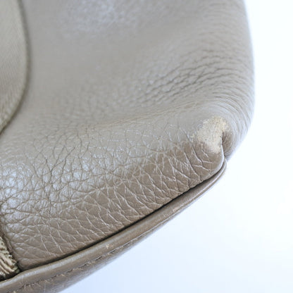 Bally Handbag Calfskin Beige With Porch 2Wayshoulder Unisex(Unisex)