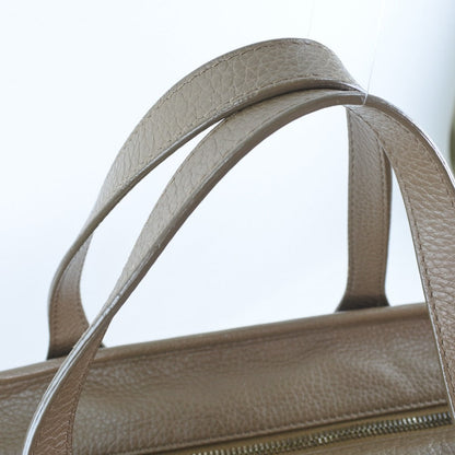 Bally Handbag Calfskin Beige With Porch 2Wayshoulder Unisex(Unisex)