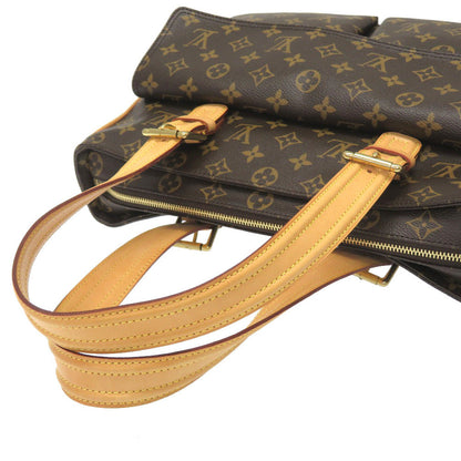 Louis Vuitton Handbag M51162 Monogram Canvas Brown Monogram Multiply Cite Women