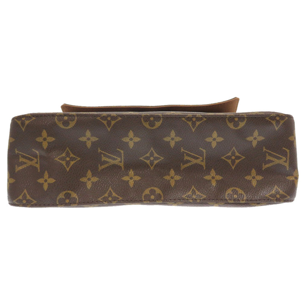 Louis Vuitton Handbag M51147 Monogram Canvas Brown Monogram Mini Looping Women