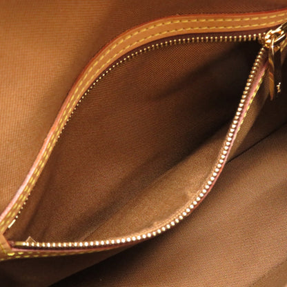 Louis Vuitton Handbag M51147 Monogram Canvas Brown Monogram Mini Looping Women
