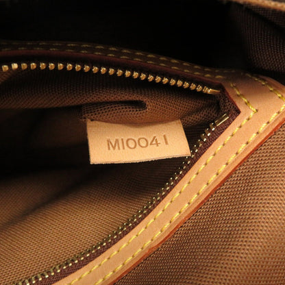 Louis Vuitton Handbag M51147 Monogram Canvas Brown Monogram Mini Looping Women