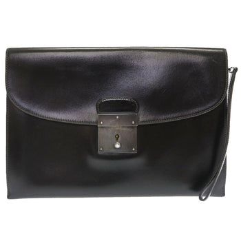 Hermes Clutch Bag Box Scarf Black Kirius Mens