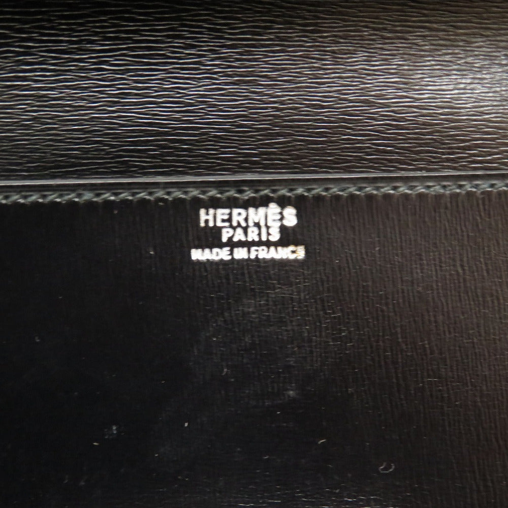 Hermes Clutch Bag Box Scarf Black Kirius Mens