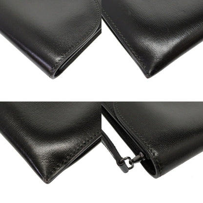 Hermes Clutch Bag Box Scarf Black Kirius Mens
