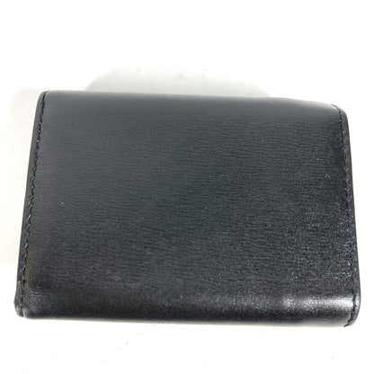 Fendi Trifold Wallet 8M0395 Leather Black Logo Women