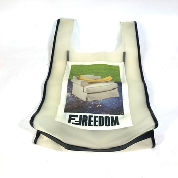 Fendi Handbag 7Va442 Plastics Clear Banana Fruit Freedom Logo Women