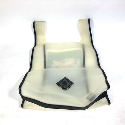 Fendi Handbag 7Va442 Plastics Clear Banana Fruit Freedom Logo Women