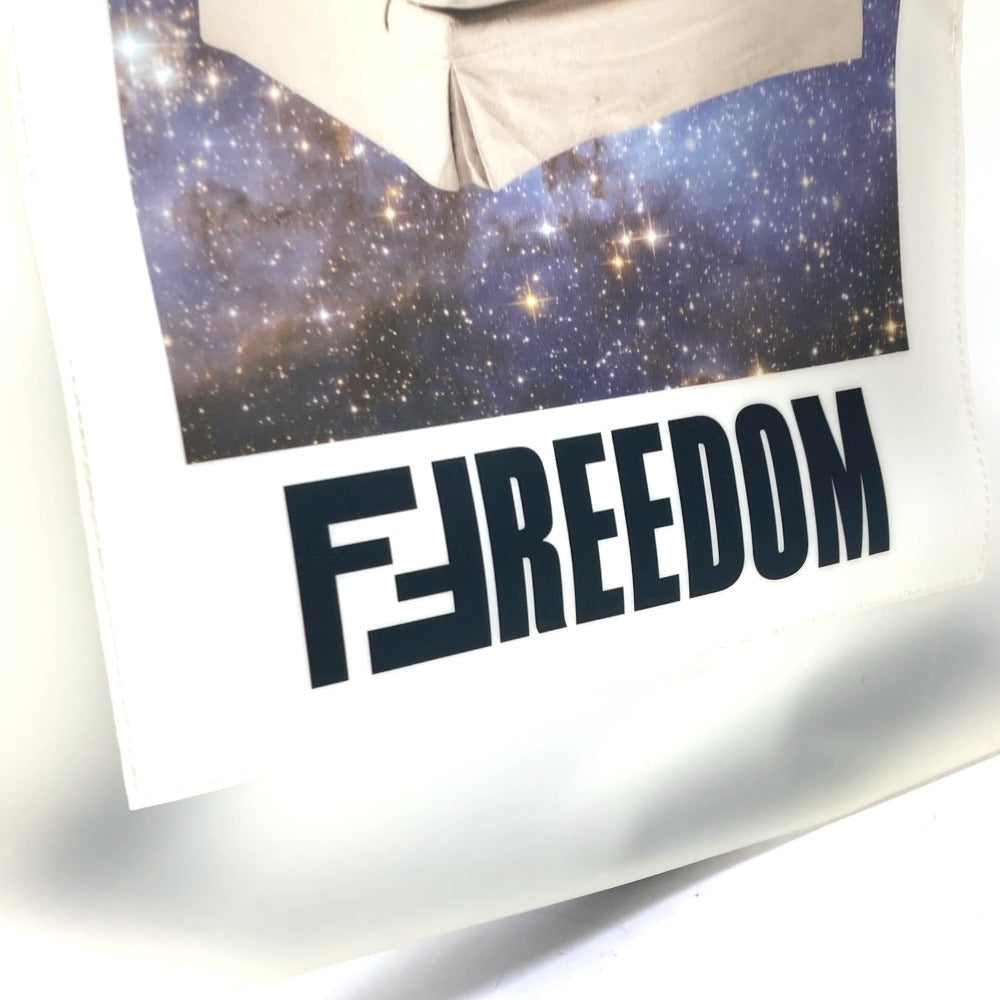 Fendi Handbag 7Va442 Plastics Clear Banana Fruit Freedom Logo Women