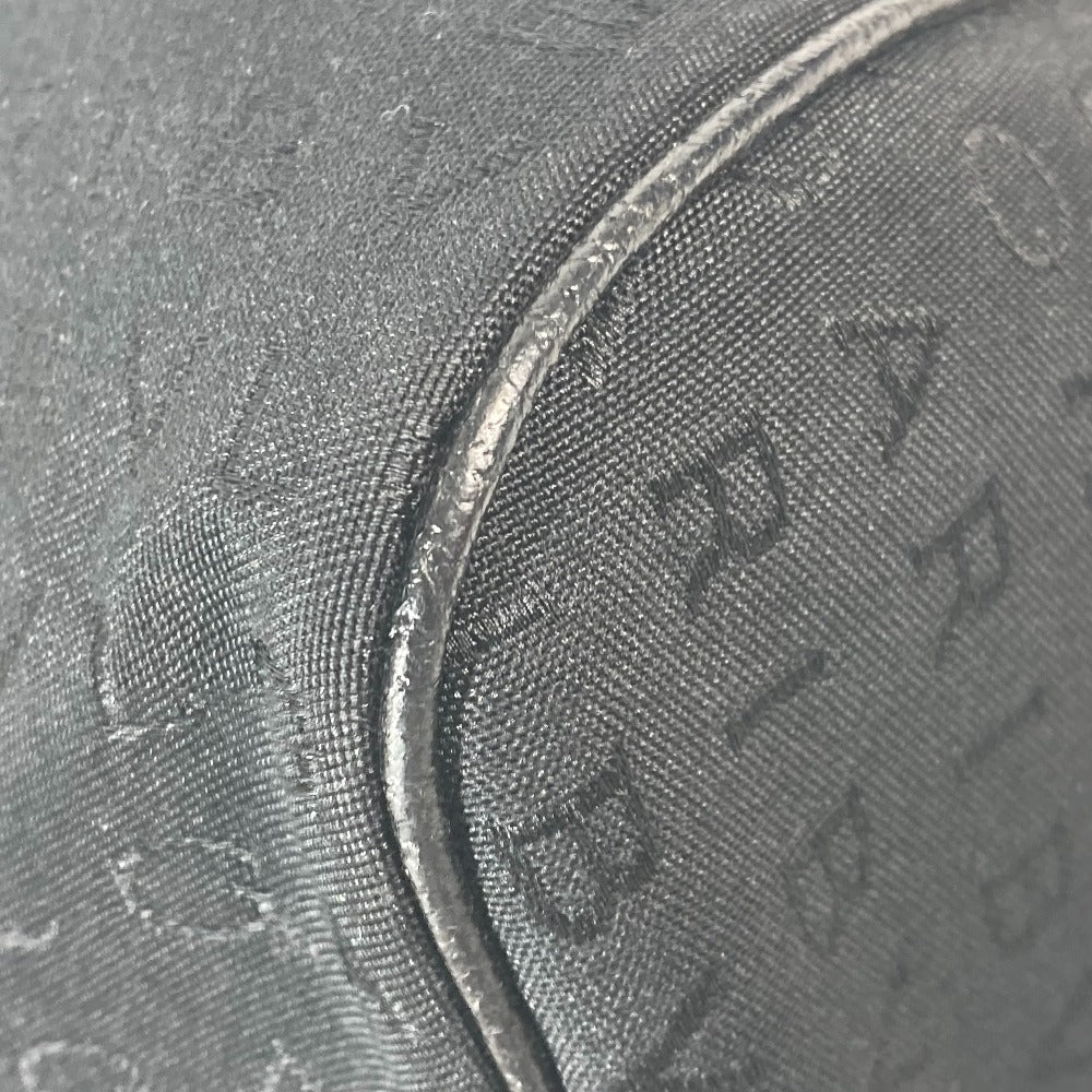Bvlgari Handbag Canvas / Leather Black Logo Mania Women