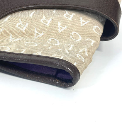 Bvlgari Tote Bag Canvas / Leather Beige Logo Mania Women