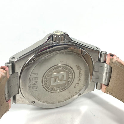 Fendi Watches Quartz 4600M Leather Pink High Speed Pink Dial