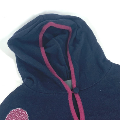 Fendi Poncho Wool, Rayon Multicolor Hoodie Dot Polka Dots Women