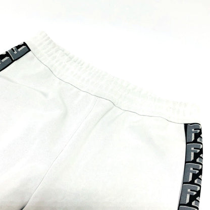 Fendi Pants Fab645 Polyester Gray Zucca Pattern