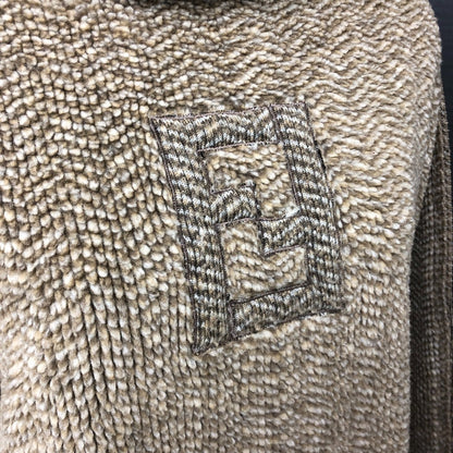 Fendi Sweater Polyester Brown Logo 42
