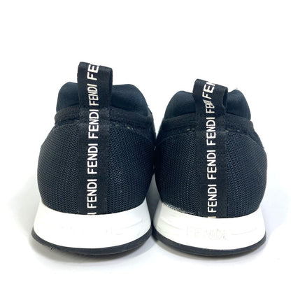 Fendi Sneakers 8E8139 Canvas Black Zucca Women 36