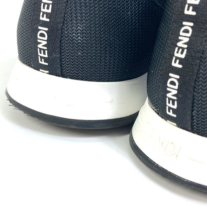 Fendi Sneakers 8E8139 Canvas Black Zucca Women 36