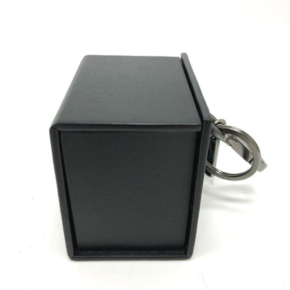 Fendi Key Ring 7Ar894 Leather Black Logo/Accessories Mini Box Women Secondhand