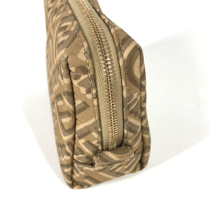 Fendi Pouch 8N0179 Nylon Beige Skims Collaboration Logo Women